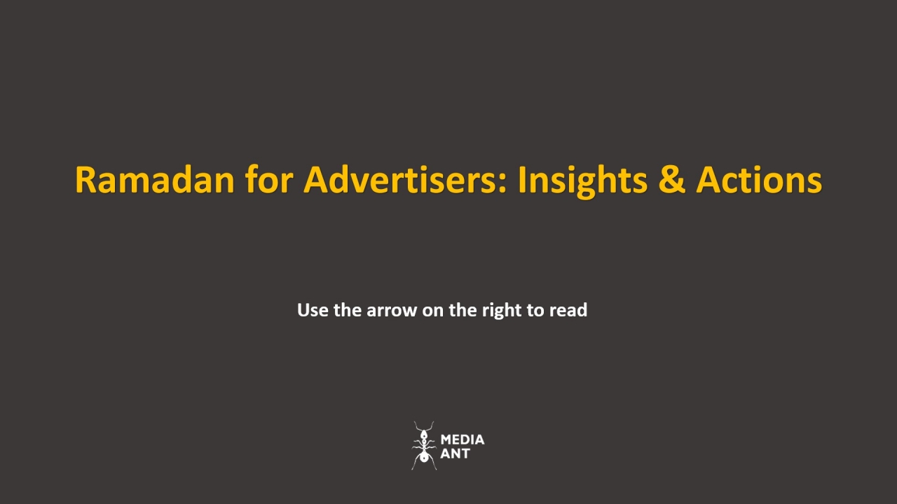 Ramadan for Advertisers: Insights & Actions